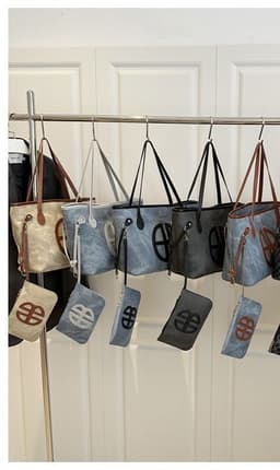 2in1 thick leather DB bag